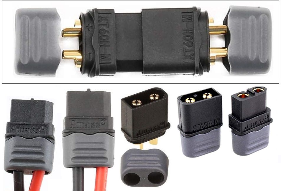 Conector XT60H Negro